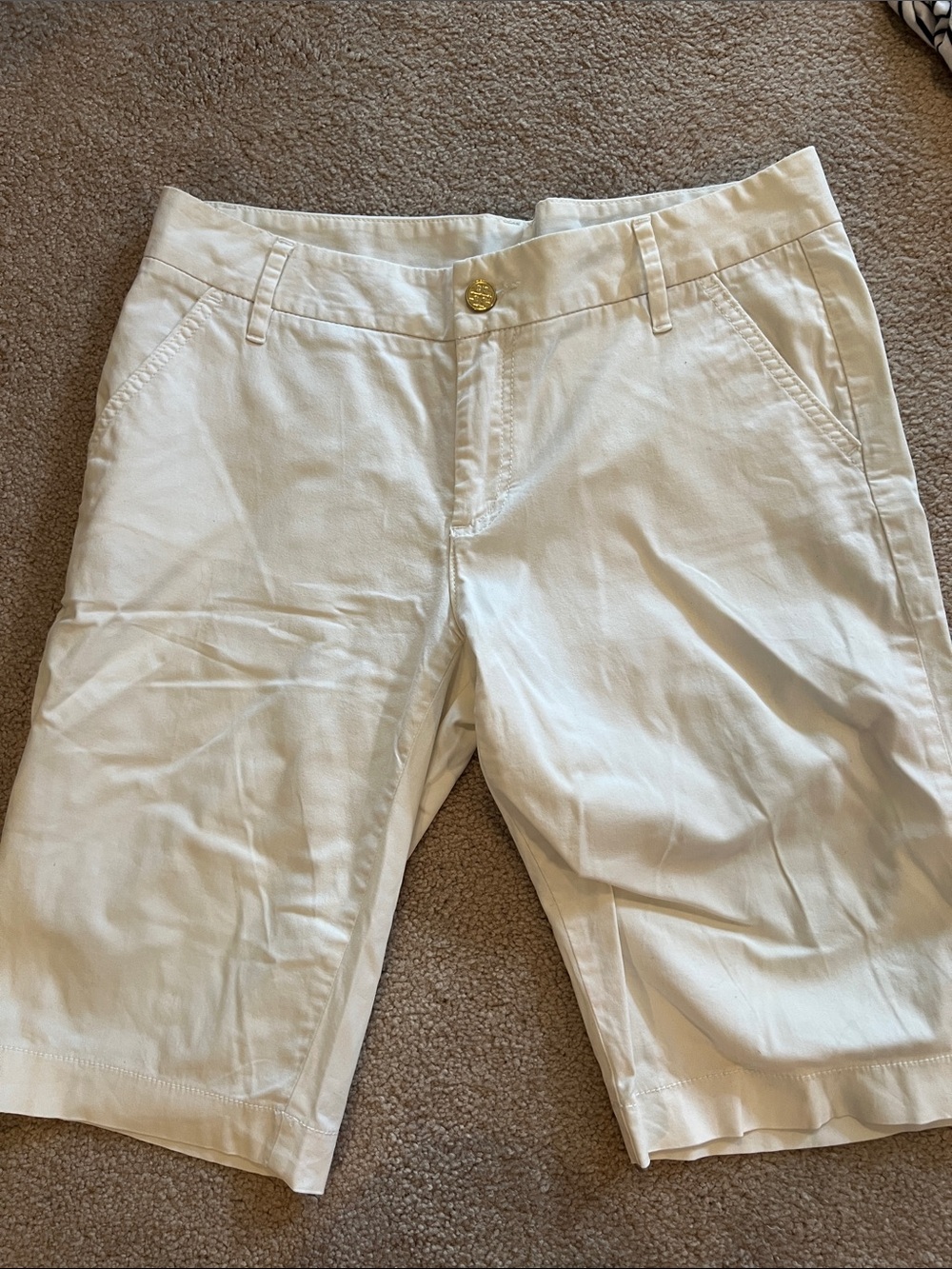 Tory Burch Women's White Bermuda Shorts